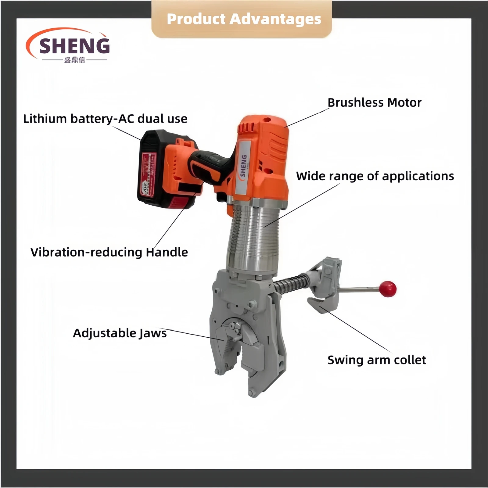 Portable Electric Rebar Connecting Wrench